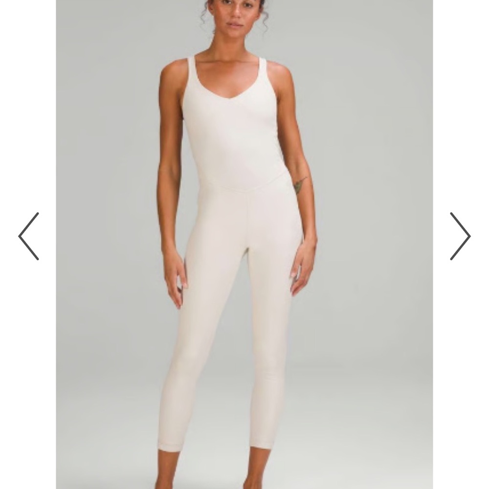 Lulu Lemon White Opal Sleeveless Bodysuit